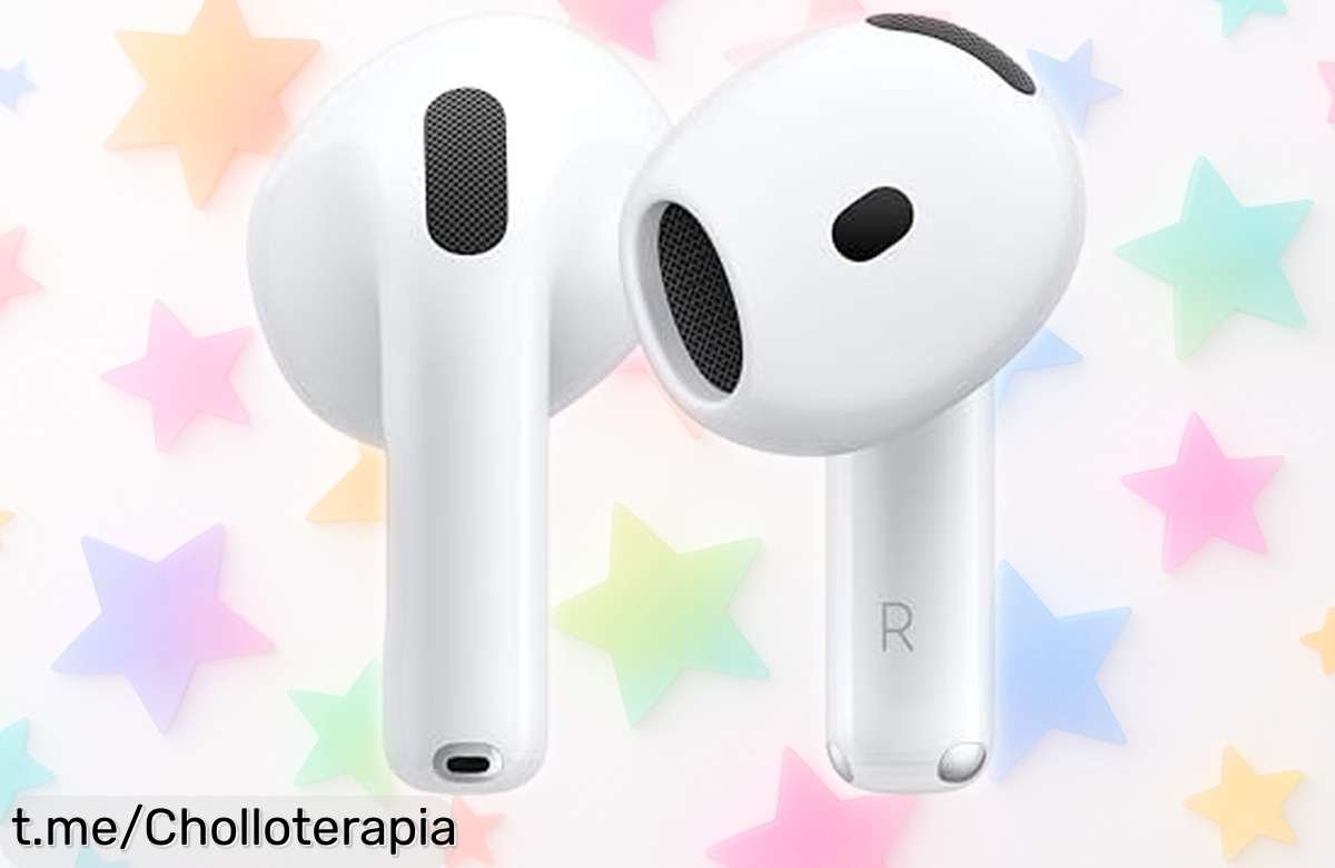Auriculares inalámbricos Apple AirPods 4 con cancelación de ruido y audio espacial a un precio loco, ¡aprovéchalo antes que se acaben!