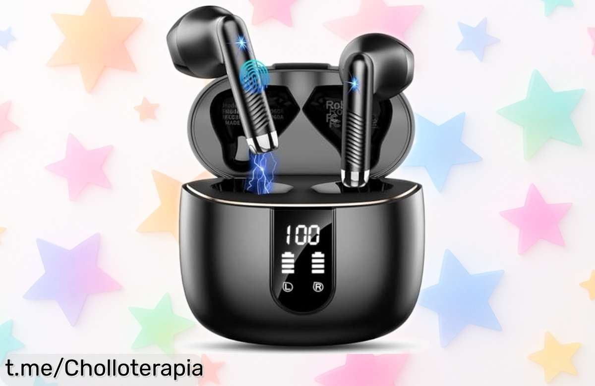 Auriculares inalámbricos Bluetooth 5.4 con increíble reducción de ruido y batería infinita: ¡llevan tu música a otro nivel a un precio loco que desaparecerá rápido!