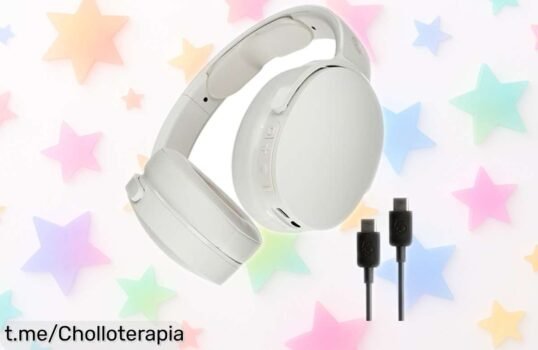 Auriculares inalámbricos overear Skullcandy Hesh EVO con 36 horas de batería a un precio loco que no puedes dejar escapar, ¡hazte con ellos y disfruta del sonido perfecto!