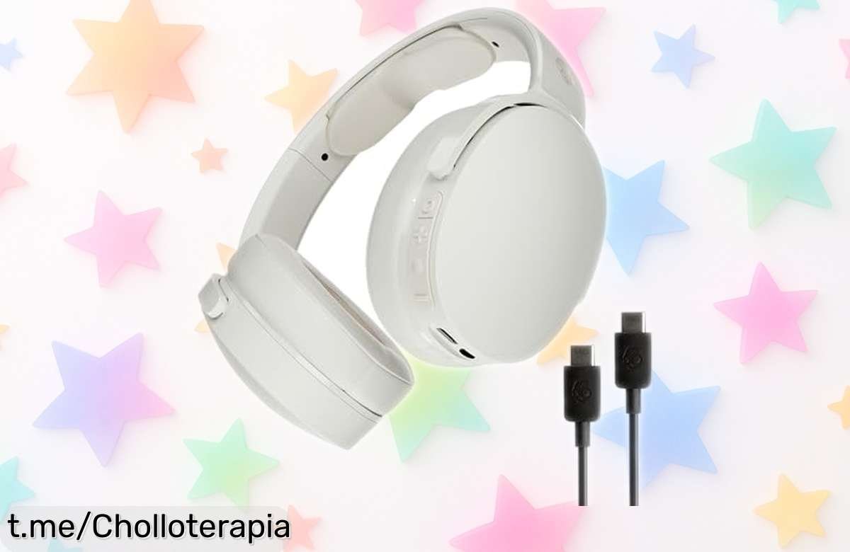 Auriculares inalámbricos overear Skullcandy Hesh EVO con 36 horas de batería a un precio loco que no puedes dejar escapar, ¡hazte con ellos y disfruta del sonido perfecto!