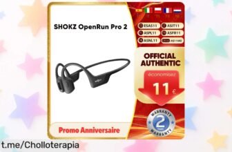 Auriculares inalámbricos por conducción ósea Shokz OpenRun Pro 2 a precio de risa, resisten al agua y ofrecen 12 horas de música, ¡no te quedes sin los tuyos!