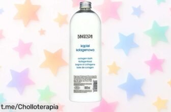 Baño de colágeno Bingospa de 1000 ml a precio loco: hidrata tu piel y luce más joven al instante. ¡No dejes pasar este super chollo exclusivo!