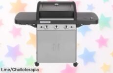 Barbacoa a gas gigante Campingaz Classic LS Plus con asador lateral – ¡Preparada para tus parrilladas épicas! No dejes escapar este ofertón que vuela rápido.