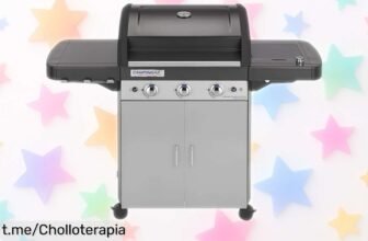 Barbacoa a gas gigante Campingaz Classic LS Plus con asador lateral – ¡Preparada para tus parrilladas épicas! No dejes escapar este ofertón que vuela rápido.