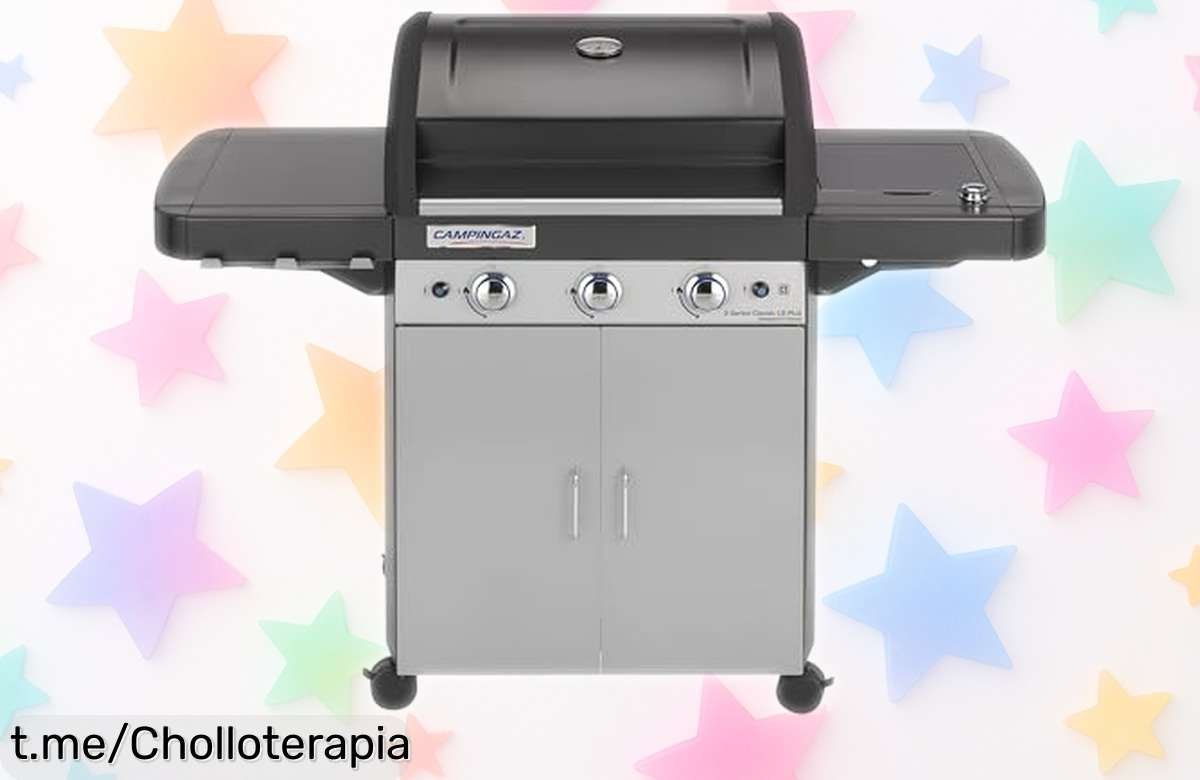 Barbacoa a gas gigante Campingaz Classic LS Plus con asador lateral – ¡Preparada para tus parrilladas épicas! No dejes escapar este ofertón que vuela rápido.