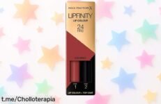 Barra de labios Max Factor Lipfinity 24hrs: ¡saca todo el brillo y color que mereces con este ofertón imbatible! Aprovecha ahora los labios perfectos sin retoques.
