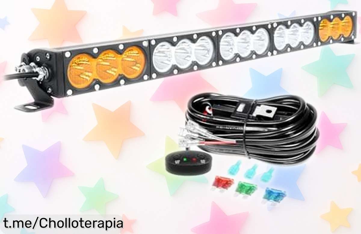 Barras led potentes para coche y 4×4 de 150W: ¡ilumina tu camino con este chollazo que se va volando!