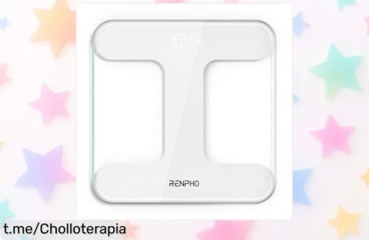 Báscula de baño RENPHO con precisión brutal y pantalla LED a precio escandaloso; controla tu peso fácil y seguro, ¡no dejes pasar esta oportunidad única!