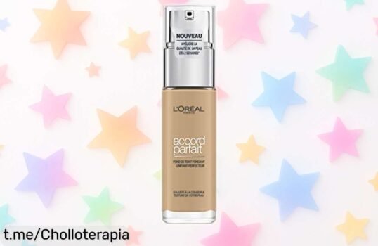 Base de maquillaje L’Oréal Paris Accord Parfait con hidratación y cobertura natural; 27 tonos para elegir ¡ofertón a precio tirado que no querrás dejar escapar!