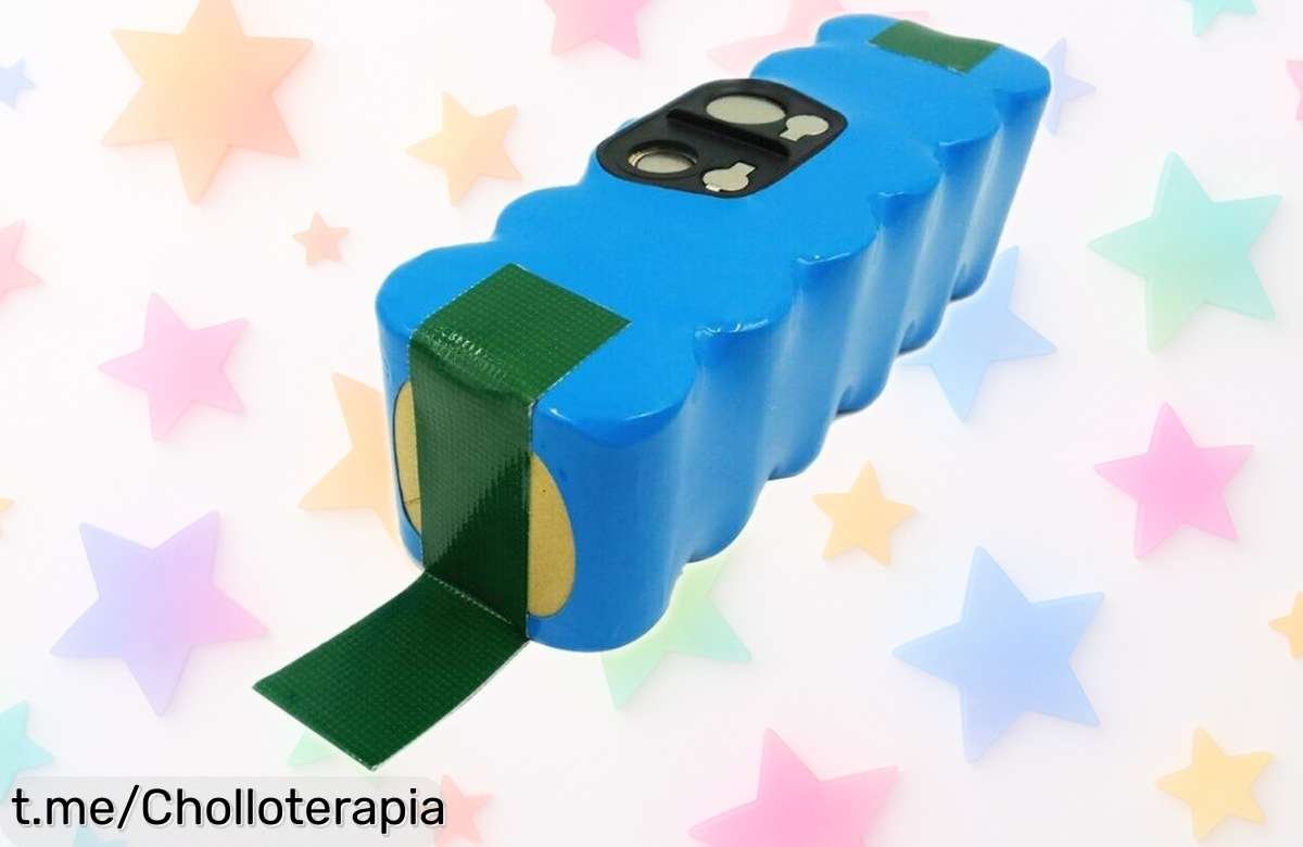 Batería de 5000mAh para Roomba que es un super chollo, rebajada a un precio ridículo: ¡no te quedes sin la tuya y disfruta de una limpieza impecable hoy mismo!