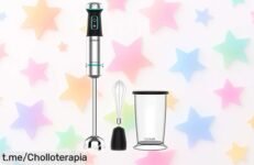 Batidora de mano Cecotec Power TitanBlack 1200 XL, rebajada y potente para darle caña a tus recetas; ¡aprovéchala antes de que se agote esta oportunidad increíble!