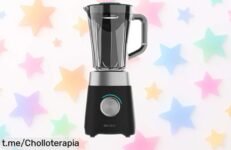 Batidora de vaso Cecotec Power Black Titanium 1300MAX B Pro, potencia descomunal y cuchillas de titanio en un chollazo que no puedes dejar pasar. ¡Hazla tuya antes que se agote!