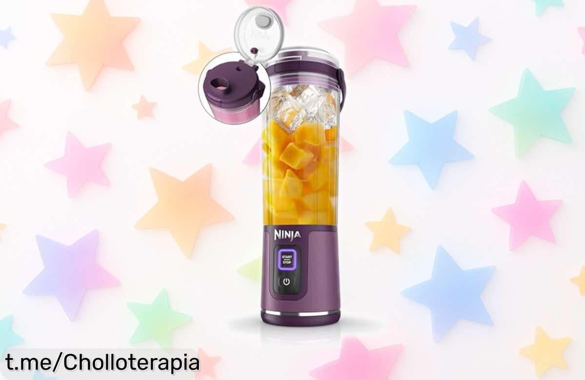 Batidora portátil Ninja Blast BC151EUPR: ¡Llévala a todas partes y disfruta de smoothies frescos con este ofertón que no puedes dejar pasar!