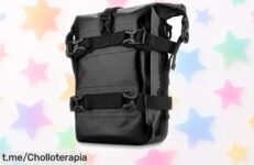 Bolsa lateral para moto Shkalacar 8L: un chollo imperdible que vuela, impermeable y ajustable. ¡No dejes pasar esta oportunidad única!