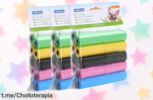 Bolsas para caca de perro pack grande 60 rollos resistentes a un precio increíble, ¡no te quedes sin ellas en tus paseos! Actúa rápido que esto se agota volando.