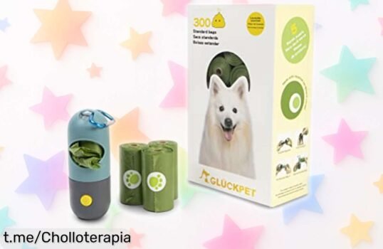 Bolsas para cacas de perros con olor a lavanda, pack de 300 súper resistentes y dispensador incluido: ¡ofertón que se va volando! Hazte con ello ahora y cuida tu mascota sin preocupaciones.