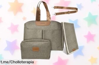 Bolso cambiador HEKOBAG con mega espacio y compartimentos: un ofertón que vuela a este precio, no dejes pasar la oportunidad de lucirlo y disfrutar su comodidad. ¡Consíguelo ya!