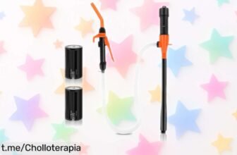 Bomba eléctrica portátil WODHMIEY para líquidos, ¡un ofertón de 9 litros/min y boquilla ajustable que vuela del stock! No dejes pasar esta oportunidad única.