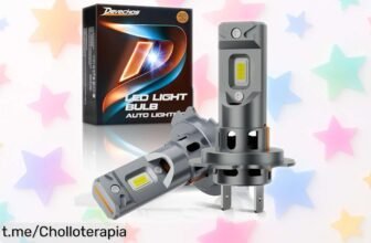 Bombillas LED para coche Marke DeveChos H7 a precio loco: Mejora tu visión nocturna en 3 minutos con luces potentes y sin errores. ¡Aprovecha este gran chollo antes de que desaparezca!