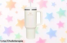 Botella Stanley Quencher H2.0 FlowState 1.2L, el ofertón que mantiene tu agua helada hasta 48 horas y te acompaña a todas partes, ¡no dejes pasar este chollo refrescante!