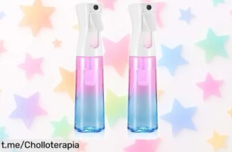 Botellas de agua pulverizadora SYBDXJ: rocío superfino y diseño chulo, ¡ahora a precio reducido! Aprovecha antes de que vuelen, no te quedes sin la tuya.