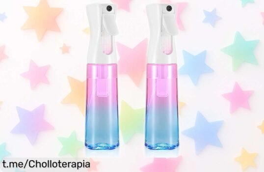 Botellas de agua pulverizadora SYBDXJ: rocío superfino y diseño chulo, ¡ahora a precio reducido! Aprovecha antes de que vuelen, no te quedes sin la tuya.