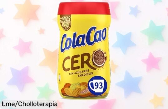 Cacao soluble ColaCao cremoso y dulce a precio loco, ¡vuela esta oferta porque las unidades se acaban rápido! No dejes pasar la oportunidad de endulzar tu día.