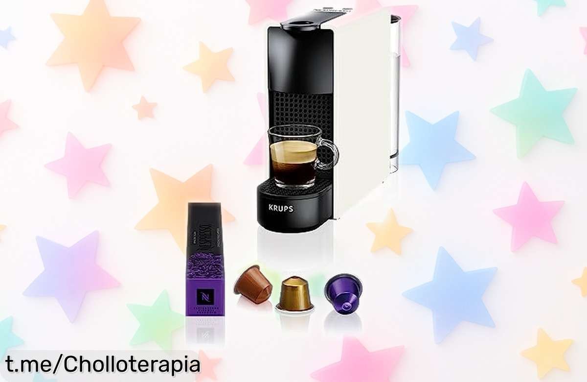 Cafetera Nespresso Essenza Mini de Krups, chollo irresistible que prepara café en segundos. ¡Aprovecha este ofertón único antes de que se acabe!