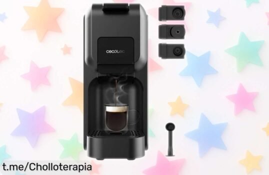Cafetera de cápsulas Cecotec Express Compacta FreeStyle: ¡Disfruta café cremoso en 30 segundos y a un precio loco, no te quedes sin la tuya!