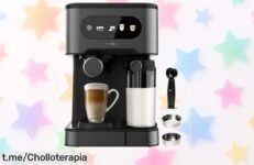 Cafetera express Cecotec Power Espresso 20 con bomba de 20 bares, frío y caliente: ¡super chollo y espuma profesional para disfrutar a lo grande! No la dejes escapar.