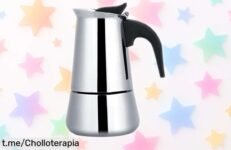 Cafetera italiana Joyzan para 2/4/6/9 tazas, rebajada a un precio de escándalo que se agota rápido ¡Disfruta tus cafés express y despierta tu pasión por el sabor ya!