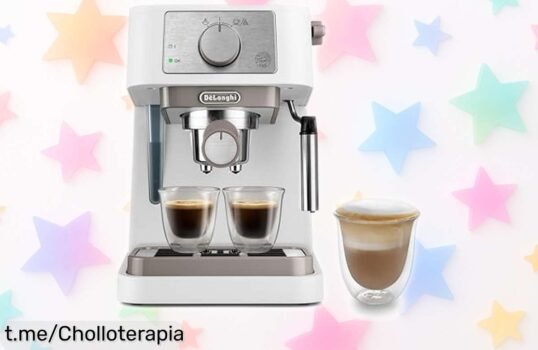 Cafetera manual De’Longhi Stilosa EC260.W: espresso de campeonato y capuchinos a tu medida, ¡con precio loco que no puedes dejar escapar!