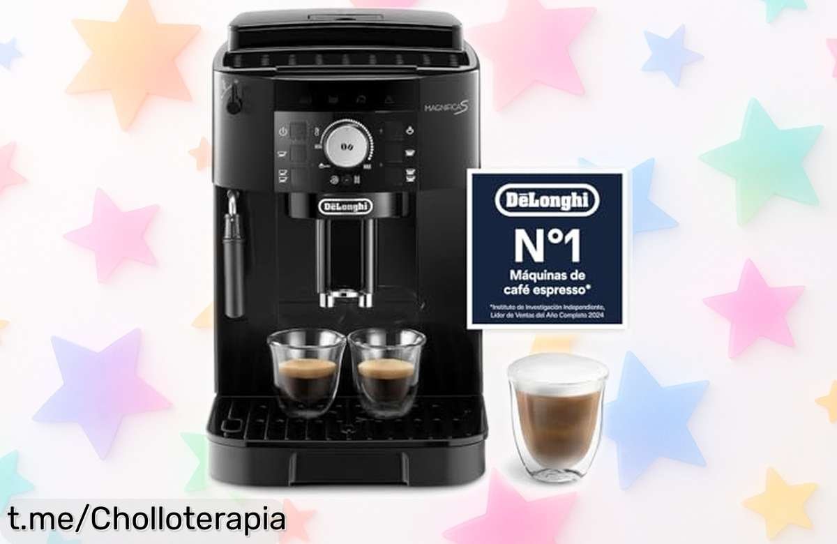 Cafetera superautomática De’Longhi Magnifica S: café molido al instante y espumador manual, ¡una oferta voladora que no querrás dejar escapar!