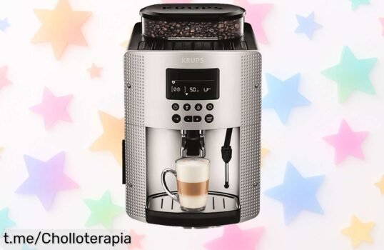 Cafetera superautomática Krups Essential que prepara 2 cafés a la vez: ¡ofertón irresistible y precio rebajado, no dejes que se te escape esta oportunidad única!