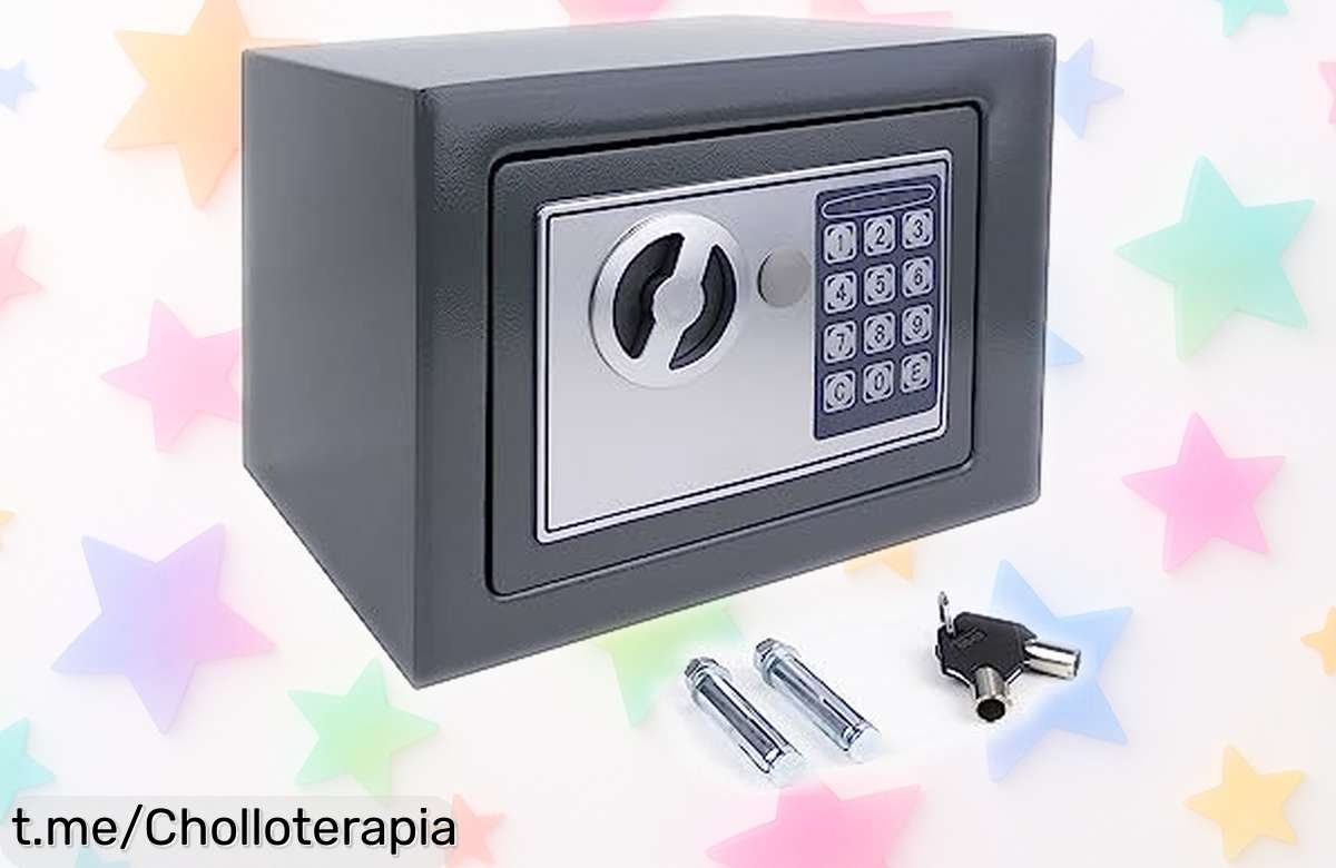 Caja fuerte resistente al fuego y al agua, segura y fácil de instalar: disfruta de este precio ridículo para proteger lo que más amas. ¡No te quedes sin la tuya!