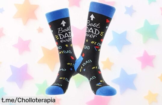 Calcetines chistosos BISOUSOX para hombre a precio de risa, regalos perfectos para papá que vuelan rápido. ¡No pierdas la oportunidad y cómpralos ya!