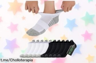 Calcetines cortos Falary para hombre y mujer: ¡10 pares de algodón que no te fallan a un precio regalado! Aprovecha esta oportunidad antes de que se agoten.