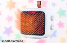 Calefactor cerámico Grunkel CF1500CM, el ofertón que calienta al instante, regulable y seguro. ¡Consigue ya tu calor sin complicaciones y siente la calidez en tu hogar!