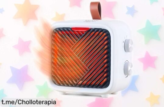 Calefactor cerámico Grunkel CF1500CM, el ofertón que calienta al instante, regulable y seguro. ¡Consigue ya tu calor sin complicaciones y siente la calidez en tu hogar!