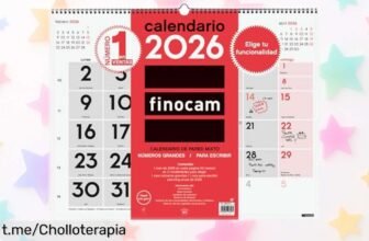 Calendario de pared Finocam 2026 XL a precio loco: planifica todo el año, anota lo que importa y disfruta cada mes como nunca antes; ¡aprópiate del tiempo ya!