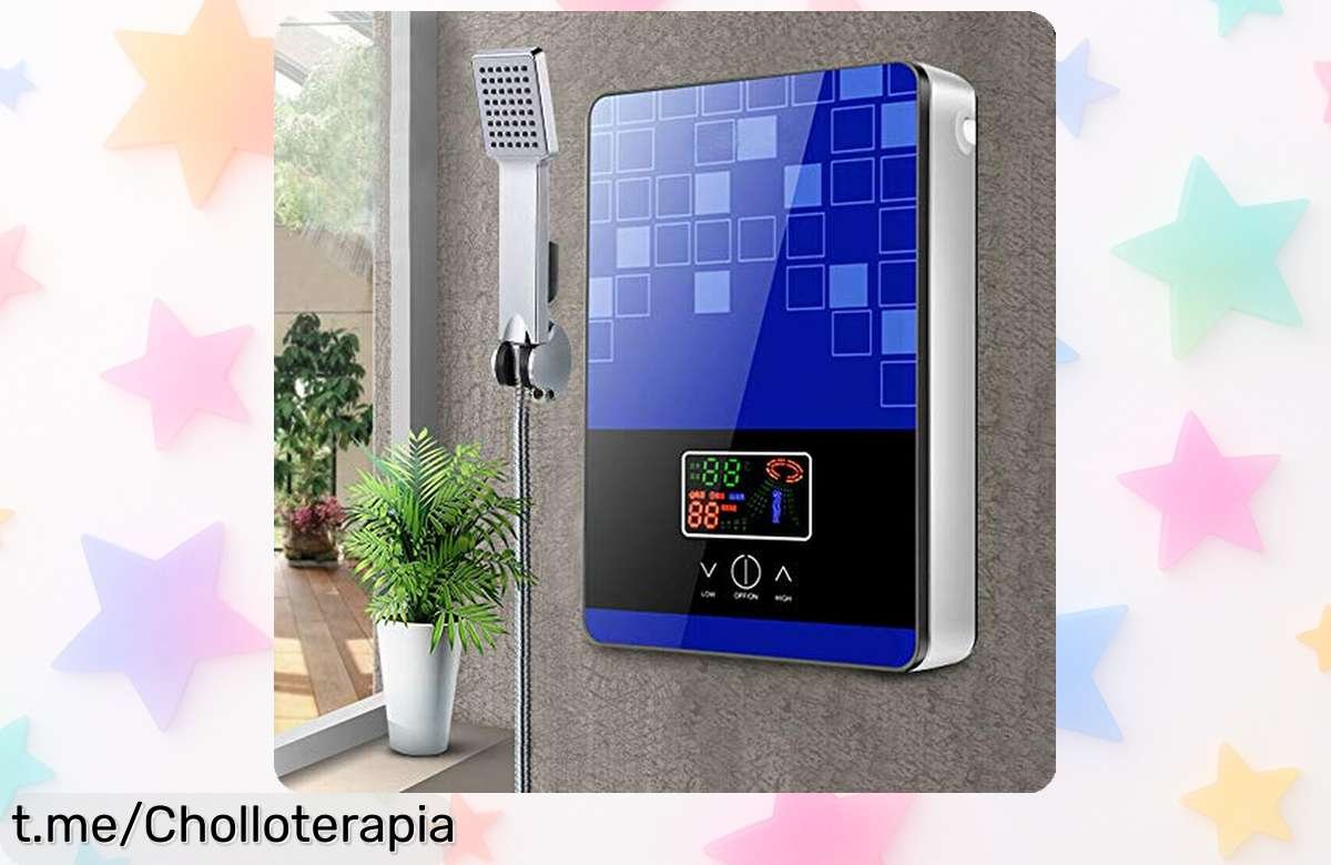 Calentador de agua instantáneo portátil con pantalla LED: ¡precios locos que no volverás a ver! Aprovecha este chollazo antes de que se agote y disfruta del confort en tu hogar.