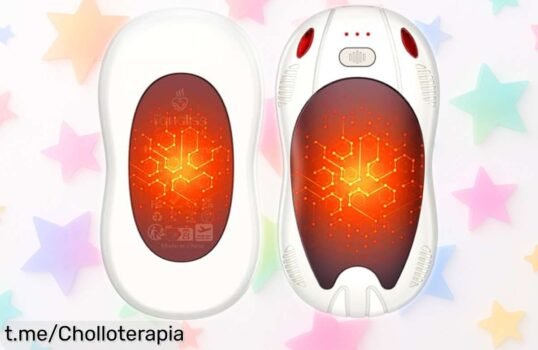 Calentadores de manos USB recargables FANDLISS, el ofertón que necesitabas para sentir calor a tope hasta 9 horas; no te quedes sin ellos, ¡corre que vuelan!