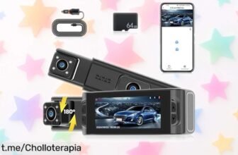Cámara 1080P Hikity para coche con visión nocturna y control por app, caída de precio brutal que vuela: ¡graba cada viaje sin preocupaciones!