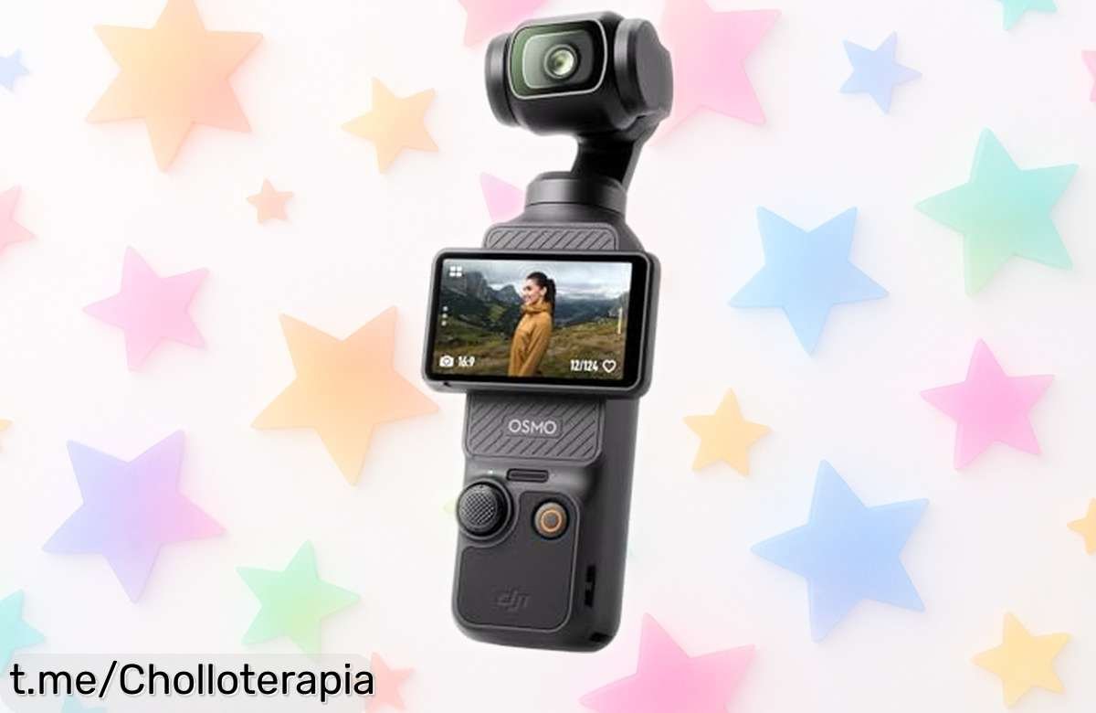 Cámara DJI Osmo Pocket 3 con estabilizador y pantalla táctil, ¡ofertón a precio loco que volará rápido! Captura momentos inolvidables antes de que se acabe.