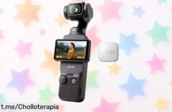 Cámara compacta DJI Osmo Pocket 3 con micro inalámbrico a un precio que parece broma, graba en 4K y te hará brillar como nunca en tus vlogs. ¡No te quedes sin la tuya!