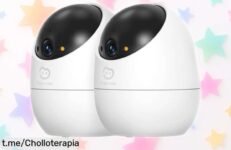 Cámara de seguridad Beans View 2K D210 en pack de 2, visión nocturna y detección humana: ¡un ofertón a precio tirado! Dale a tu hogar la vigilancia que se merece hoy mismo.