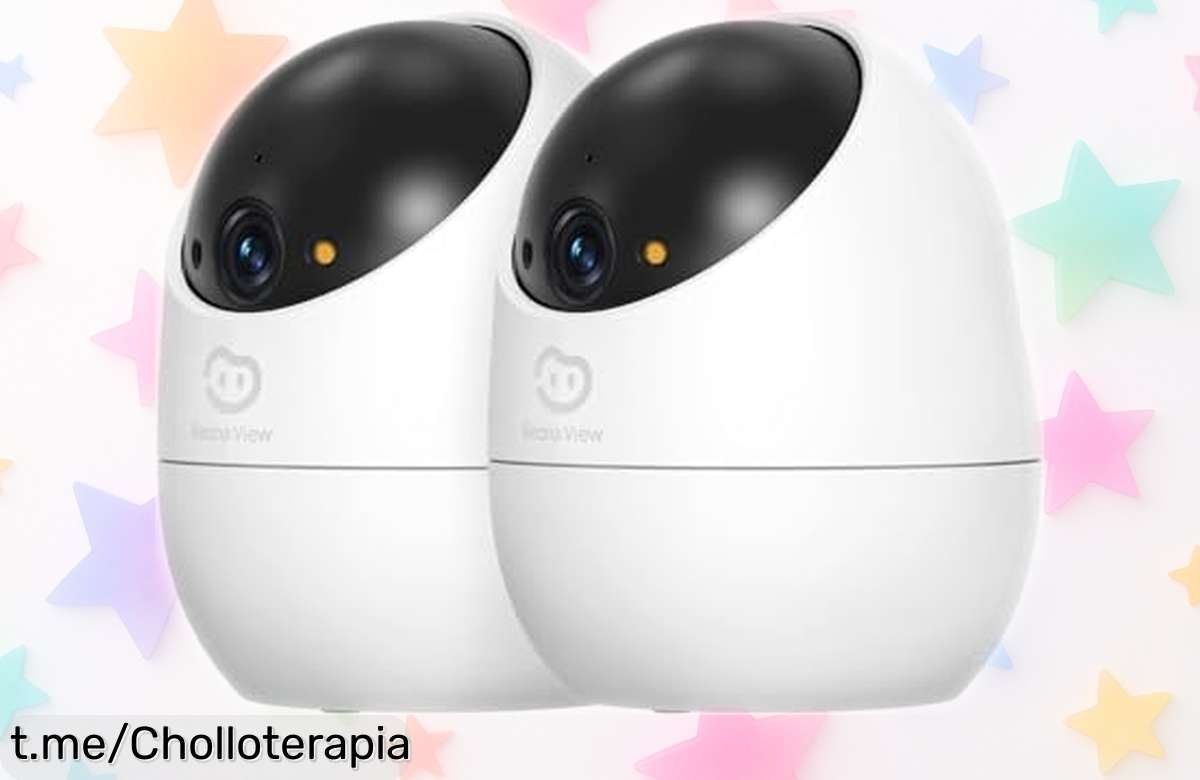 Cámara de seguridad Beans View 2K D210 en pack de 2, visión nocturna y detección humana: ¡un ofertón a precio tirado! Dale a tu hogar la vigilancia que se merece hoy mismo.