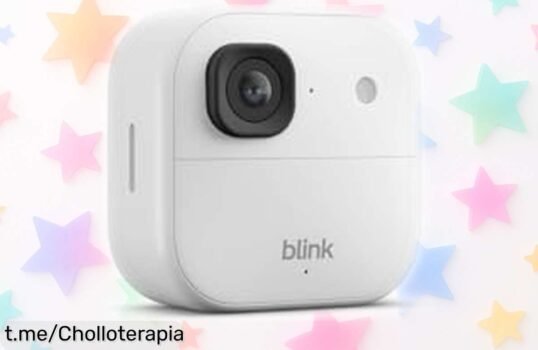 Cámara de seguridad inalámbrica 2K+ Blink, con vídeo nítido y zoom 4X: ¡un ofertón que no puedes dejar pasar! Date prisa, a este precio vuela.
