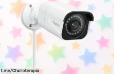 Cámara de vigilancia exterior 4K con detección precisa: ¡ofertón al alcance de tu mano! Consíguela antes que volar precios locos desaparezcan. Seguridad y tranquilidad para ti.