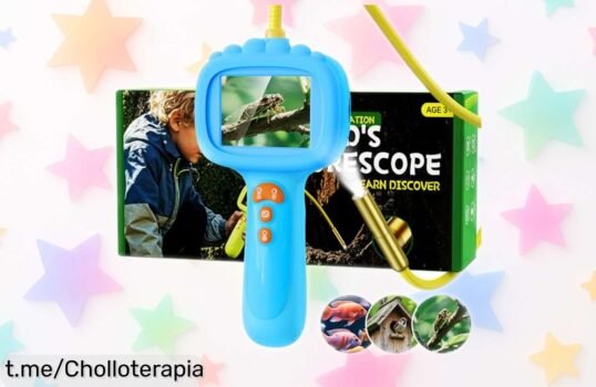 Cámara endoscópica Ashfly 1080P para niños, ideal para los pequeños exploradores curiosos, ¡aprovecha este precio de ganga antes de que desaparezca!